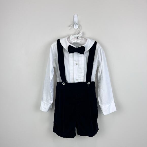 Vintage Other - Vintage IMP Originals Black Velvet Suit Set 4T